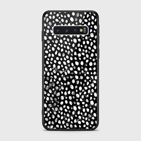 Samsung Galaxy S10 Cover - Vanilla Dream Series - HQ Ultra Shine Premium Infinity Glass Soft Silicon Borders Case