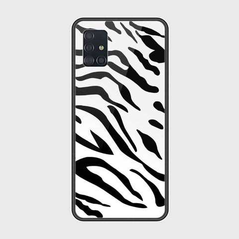 Samsung Galaxy A51 Cover - Vanilla Dream Series - HQ Ultra Shine Premium Infinity Glass Soft Silicon Borders Case