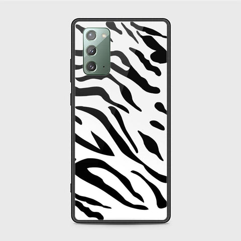 Samsung Galaxy Note 20 Cover - Vanilla Dream Series - HQ Ultra Shine Premium Infinity Glass Soft Silicon Borders Case