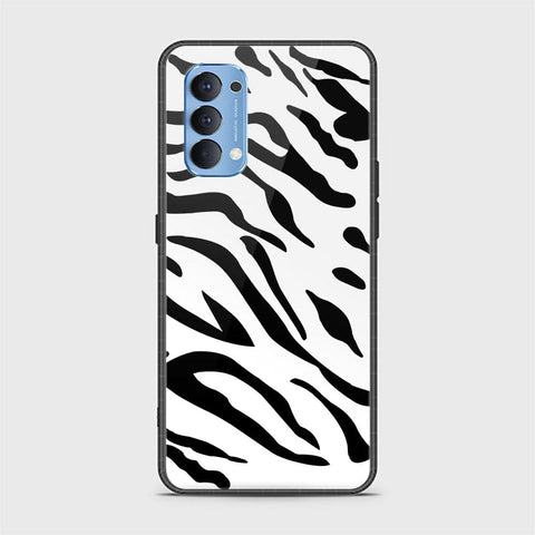 Oppo Reno 4 Cover - Vanilla Dream Series - HQ Ultra Shine Premium Infinity Glass Soft Silicon Borders Case