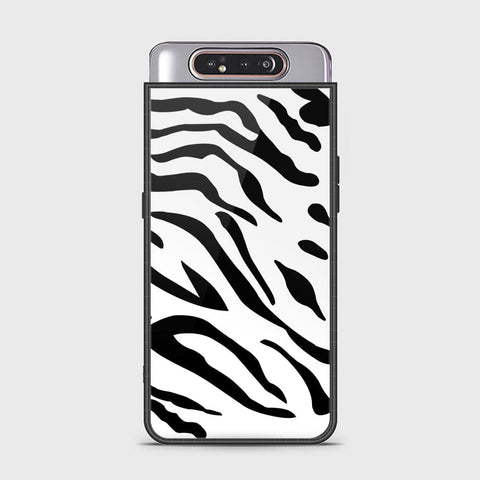 Samsung Galaxy A80 Cover - Vanilla Dream Series - HQ Ultra Shine Premium Infinity Glass Soft Silicon Borders Case