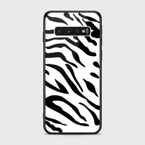 Samsung Galaxy S10 Cover - Vanilla Dream Series - HQ Ultra Shine Premium Infinity Glass Soft Silicon Borders Case