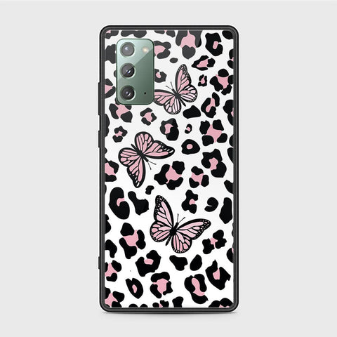 Samsung Galaxy Note 20 Cover - Vanilla Dream Series - HQ Ultra Shine Premium Infinity Glass Soft Silicon Borders Case
