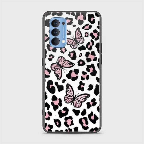 Oppo Reno 4 Cover - Vanilla Dream Series - HQ Ultra Shine Premium Infinity Glass Soft Silicon Borders Case