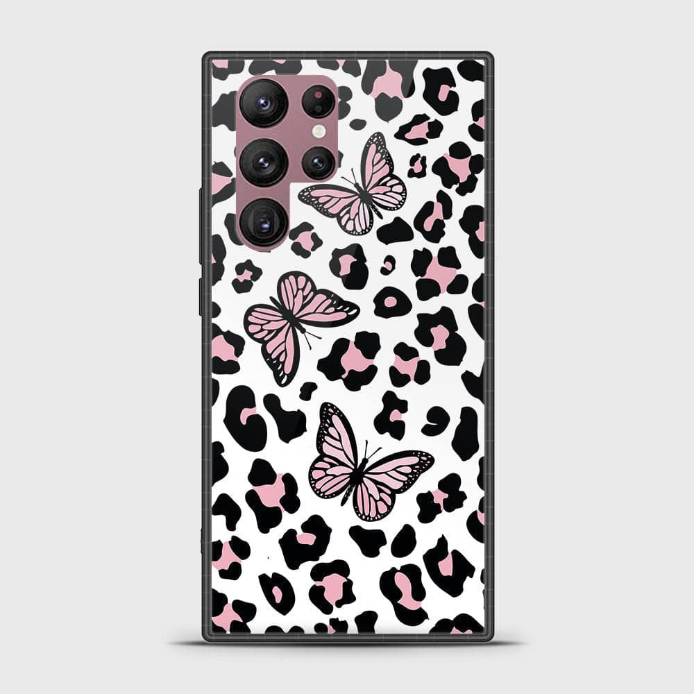 Samsung Galaxy S22 Ultra 5G Cover - Vanilla Dream Series - D107 - HQ Ultra Shine Premium Infinity Glass Soft Silicon Borders Case ( Fast Delivery )