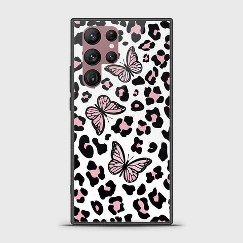 Samsung Galaxy S22 Ultra 5G Cover - Vanilla Dream Series - D107 - HQ Ultra Shine Premium Infinity Glass Soft Silicon Borders Case ( Fast Delivery )