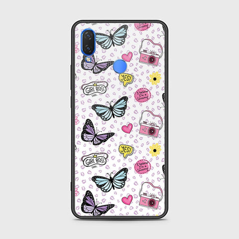 Huawei Y9 2019 Cover - Vanilla Dream Series - HQ Ultra Shine Premium Infinity Glass Soft Silicon Borders Case