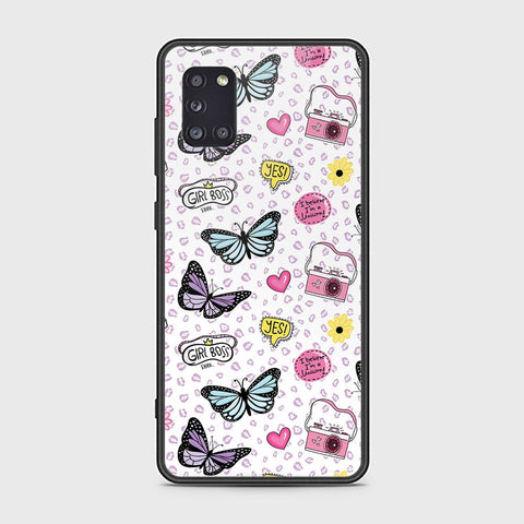 Samsung Galaxy A31 Cover - Vanilla Dream Series - HQ Ultra Shine Premium Infinity Glass Soft Silicon Borders Case