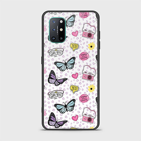 OnePlus 8T Cover - Vanilla Dream Series - HQ Ultra Shine Premium Infinity Glass Soft Silicon Borders Case