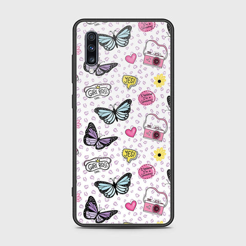 Samsung Galaxy A70s Cover - Vanilla Dream Series - HQ Ultra Shine Premium Infinity Glass Soft Silicon Borders Case