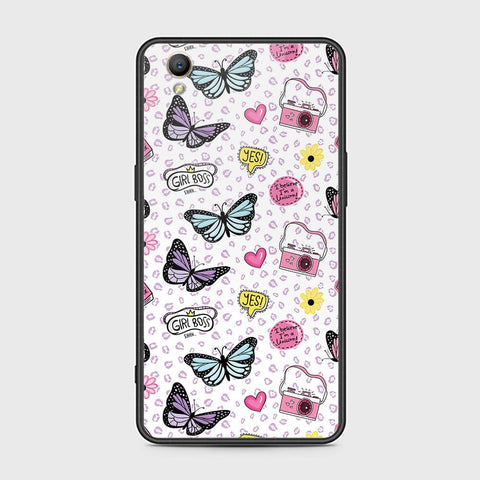 Oppo A37 Cover - Vanilla Dream Series - HQ Ultra Shine Premium Infinity Glass Soft Silicon Borders Case