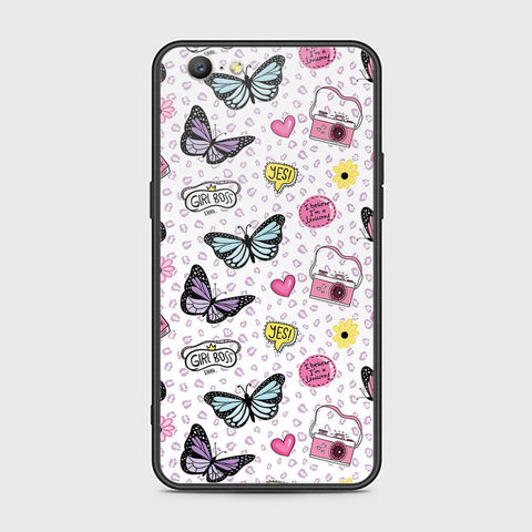 Oppo A57 Cover - Vanilla Dream Series - HQ Ultra Shine Premium Infinity Glass Soft Silicon Borders Case