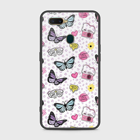 Oppo A12s Cover - Vanilla Dream Series - HQ Ultra Shine Premium Infinity Glass Soft Silicon Borders Case