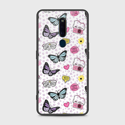 Oppo F11 Pro Cover - Vanilla Dream Series - HQ Ultra Shine Premium Infinity Glass Soft Silicon Borders Case