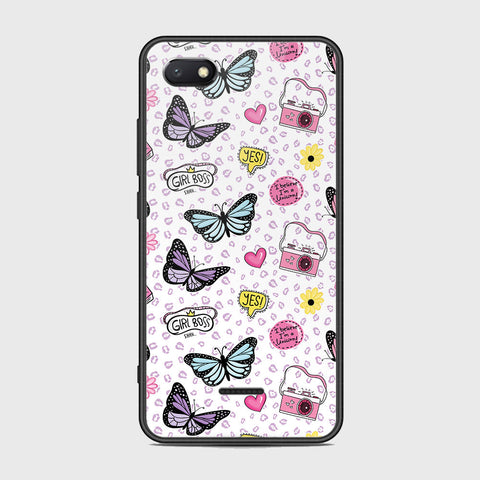 Xiaomi Redmi 6A Cover - Vanilla Dream Series - HQ Ultra Shine Premium Infinity Glass Soft Silicon Borders Case