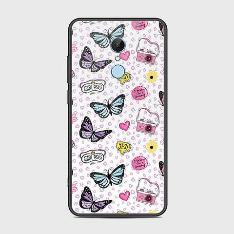 Xiaomi Redmi 5 Cover - Vanilla Dream Series - HQ Ultra Shine Premium Infinity Glass Soft Silicon Borders Case