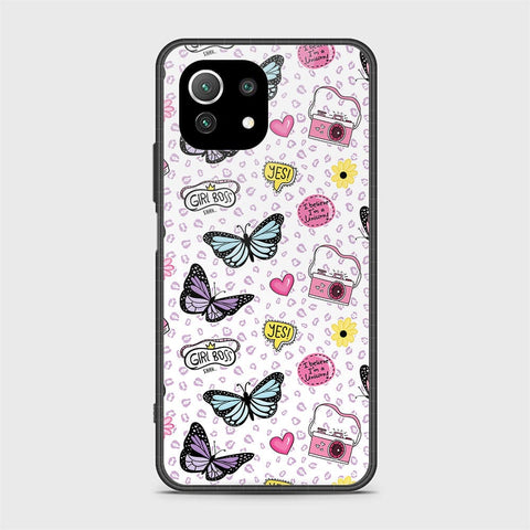 Xiaomi Mi 11 Lite Cover - Vanilla Dream Series - HQ Ultra Shine Premium Infinity Glass Soft Silicon Borders Case