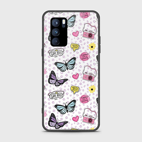 Oppo Reno 6 Pro 5G Cover - Vanilla Dream Series - HQ Ultra Shine Premium Infinity Glass Soft Silicon Borders Case