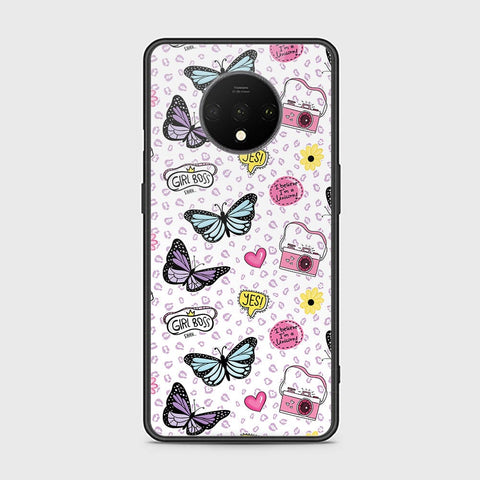 OnePlus 7T Cover - Vanilla Dream Series - HQ Ultra Shine Premium Infinity Glass Soft Silicon Borders Case