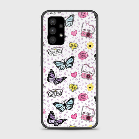 Samsung Galaxy A73 5G Cover - Vanilla Dream Series - HQ Ultra Shine Premium Infinity Glass Soft Silicon Borders Case