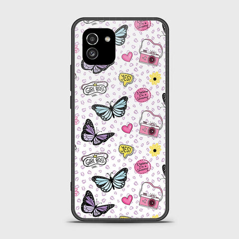 Samsung Galaxy A03 Cover - Vanilla Dream Series - HQ Ultra Shine Premium Infinity Glass Soft Silicon Borders Case