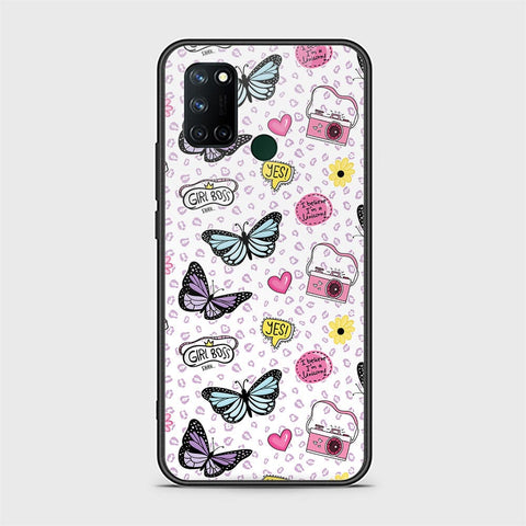 Realme C17 Cover - Vanilla Dream Series - HQ Ultra Shine Premium Infinity Glass Soft Silicon Borders Case
