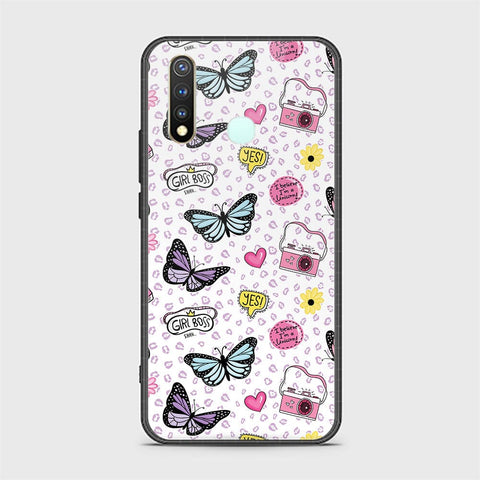 Vivo Y19 Cover - Vanilla Dream Series - HQ Ultra Shine Premium Infinity Glass Soft Silicon Borders Case