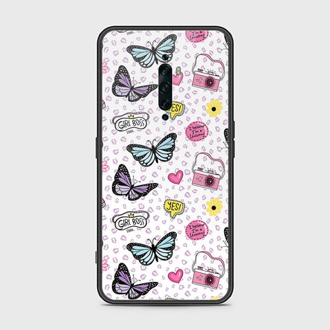 Oppo Reno 2Z Cover - Vanilla Dream Series - HQ Ultra Shine Premium Infinity Glass Soft Silicon Borders Case