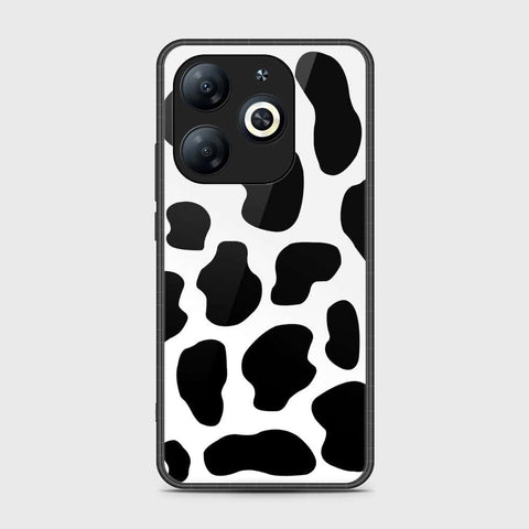 Infinix Hot 40i Cover- Vanilla Dream Series - HQ Ultra Shine Premium Infinity Glass Soft Silicon Borders Case