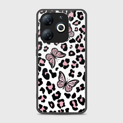 Infinix Hot 40i Cover- Vanilla Dream Series - HQ Ultra Shine Premium Infinity Glass Soft Silicon Borders Case