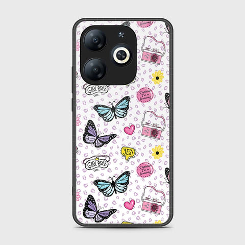 Tecno Spark Go 2024 Cover- Vanilla Dream Series - HQ Ultra Shine Premium Infinity Glass Soft Silicon Borders Case