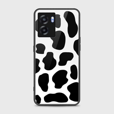 Oppo A77 5G Cover- Vanilla Dream Series - HQ Ultra Shine Premium Infinity Glass Soft Silicon Borders Case