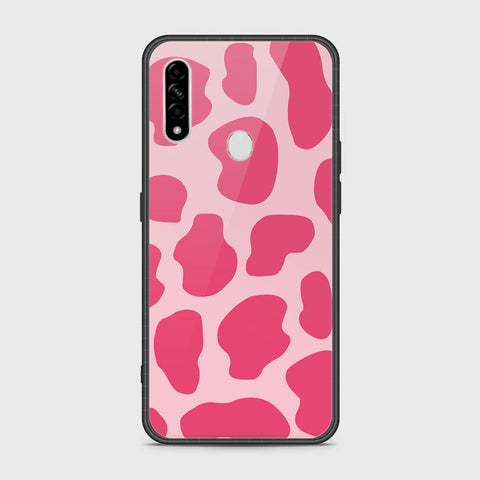 Oppo A8 Cover- Vanilla Dream Series - HQ Ultra Shine Premium Infinity Glass Soft Silicon Borders Case