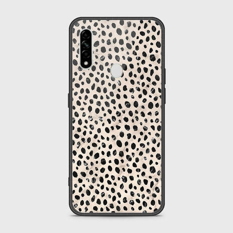 Oppo A8 Cover- Vanilla Dream Series - HQ Ultra Shine Premium Infinity Glass Soft Silicon Borders Case