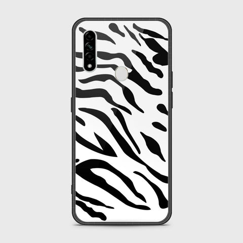 Oppo A8 Cover- Vanilla Dream Series - HQ Ultra Shine Premium Infinity Glass Soft Silicon Borders Case