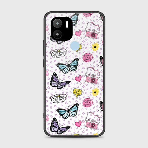 Xiaomi Redmi A1 Plus Cover - Vanilla Dream Series - HQ Ultra Shine Premium Infinity Glass Soft Silicon Borders Case