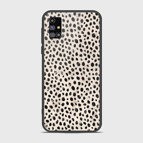 Samsung Galaxy M31s Cover - Vanilla Dream Series - HQ Ultra Shine Premium Infinity Glass Soft Silicon Borders Case