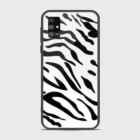 Samsung Galaxy M31s Cover - Vanilla Dream Series - HQ Ultra Shine Premium Infinity Glass Soft Silicon Borders Case