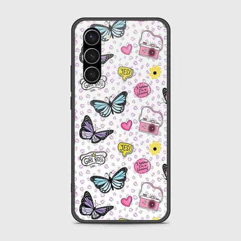 Samsung Galaxy S23 5G Cover - Vanilla Dream Series - HQ Ultra Shine Premium Infinity Glass Soft Silicon Borders Case