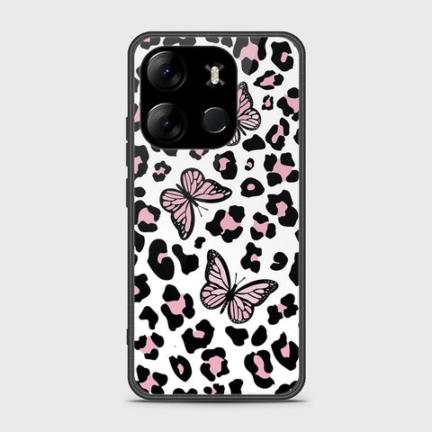 Tecno Pop 7 Cover- Vanilla Dream Series - HQ Ultra Shine Premium Infinity Glass Soft Silicon Borders Case