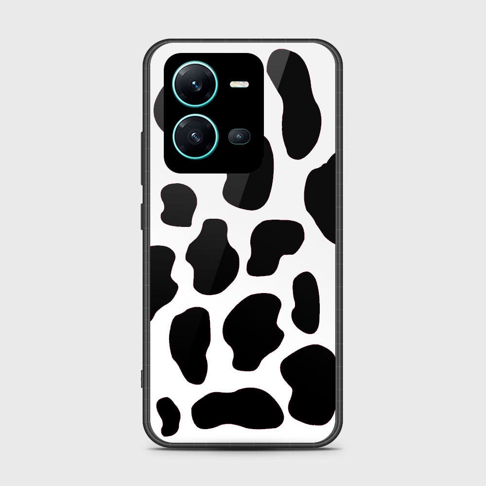 Vivo V25 5G Cover- Vanilla Dream Series - HQ Ultra Shine Premium Infinity Glass Soft Silicon Borders Case