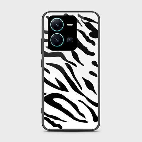 Vivo V25 5G Cover- Vanilla Dream Series - HQ Ultra Shine Premium Infinity Glass Soft Silicon Borders Case