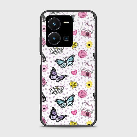 Vivo Y35 4G Cover - Vanilla Dream Series - HQ Ultra Shine Premium Infinity Glass Soft Silicon Borders Case