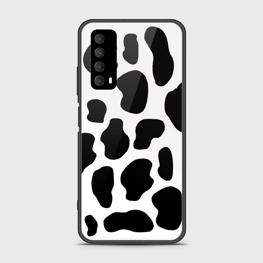 Huawei Psmart 2021 Cover- Vanilla Dream Series - HQ Ultra Shine Premium Infinity Glass Soft Silicon Borders Case