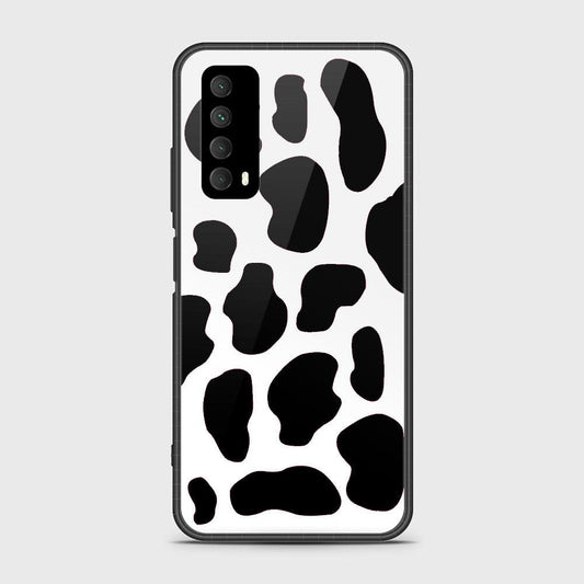 Huawei Psmart 2021 Cover- Vanilla Dream Series - HQ Ultra Shine Premium Infinity Glass Soft Silicon Borders Case