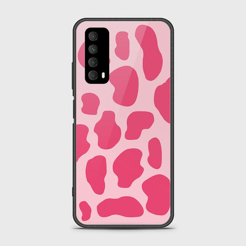 Huawei Psmart 2021 Cover- Vanilla Dream Series - HQ Ultra Shine Premium Infinity Glass Soft Silicon Borders Case