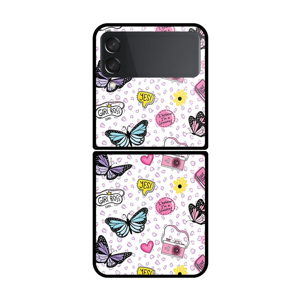 Samsung Galaxy Z Flip 3 5G Cover - Vanilla Dream Series - HQ Premium Shine Durable Shatterproof Case (Fast Delivery)