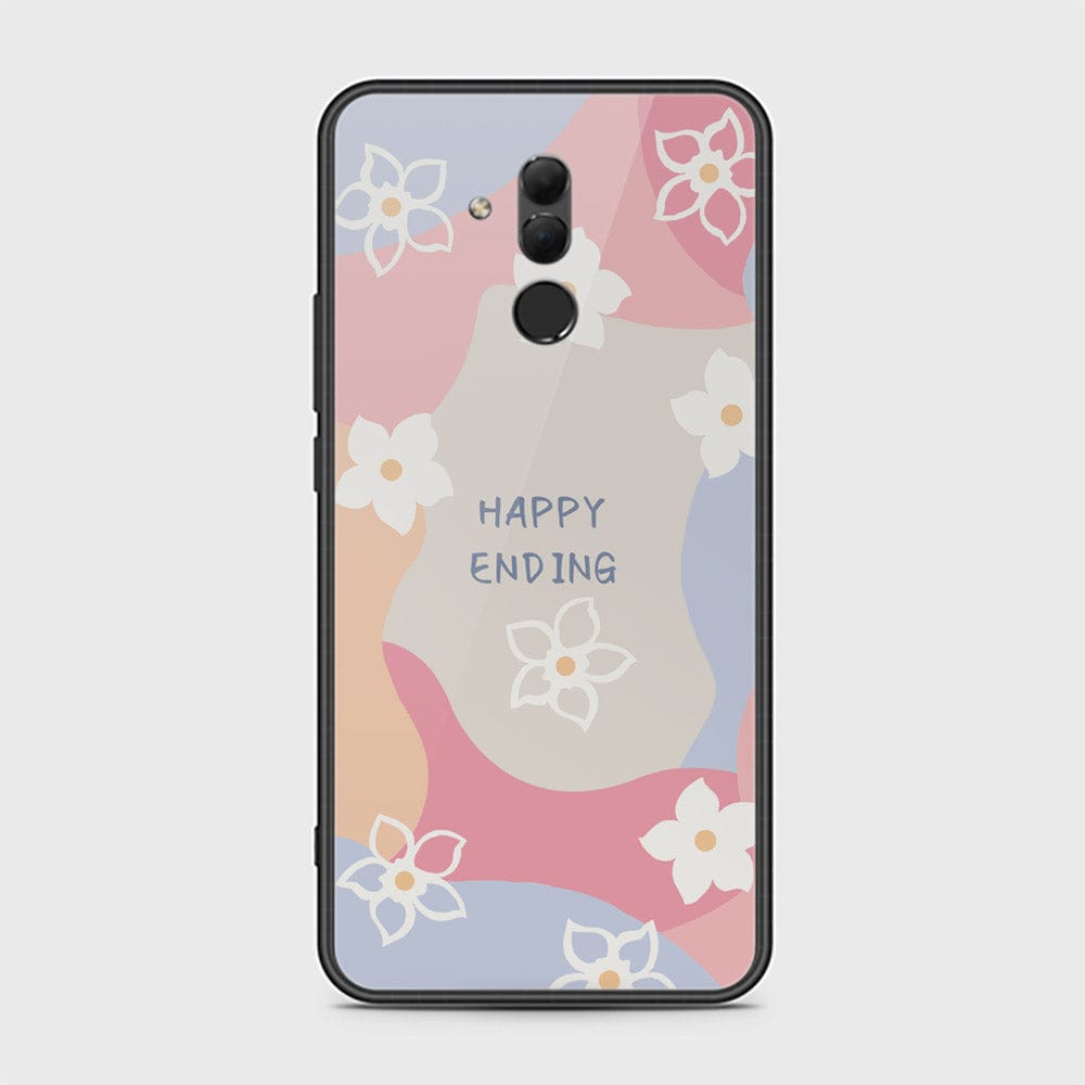 Huawei Mate 20 Lite Cover - Happy Series - HQ Ultra Shine Premium Infinity Glass Soft Silicon Borders Case