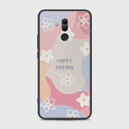 Huawei Mate 20 Lite Cover - Happy Series - HQ Ultra Shine Premium Infinity Glass Soft Silicon Borders Case