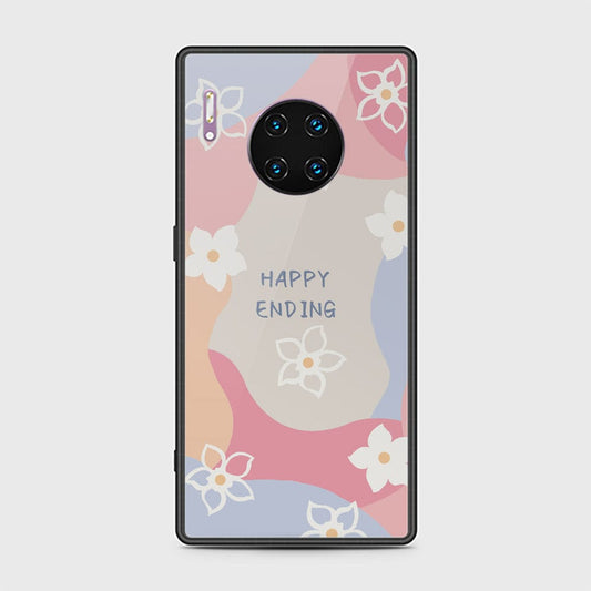 Huawei Mate 30 Pro Cover - Happy Series - HQ Ultra Shine Premium Infinity Glass Soft Silicon Borders Case